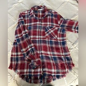 Red and blue fridge Coldwater Creek Flannel